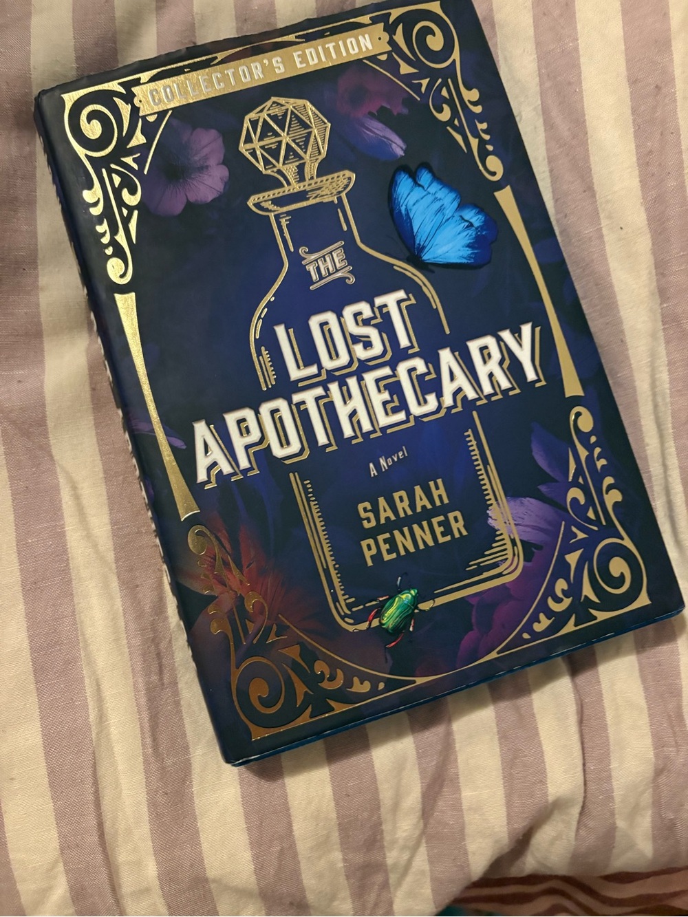 The Lost Apothecary Decorative Hardcover — Blue & Gold Collector's Edition